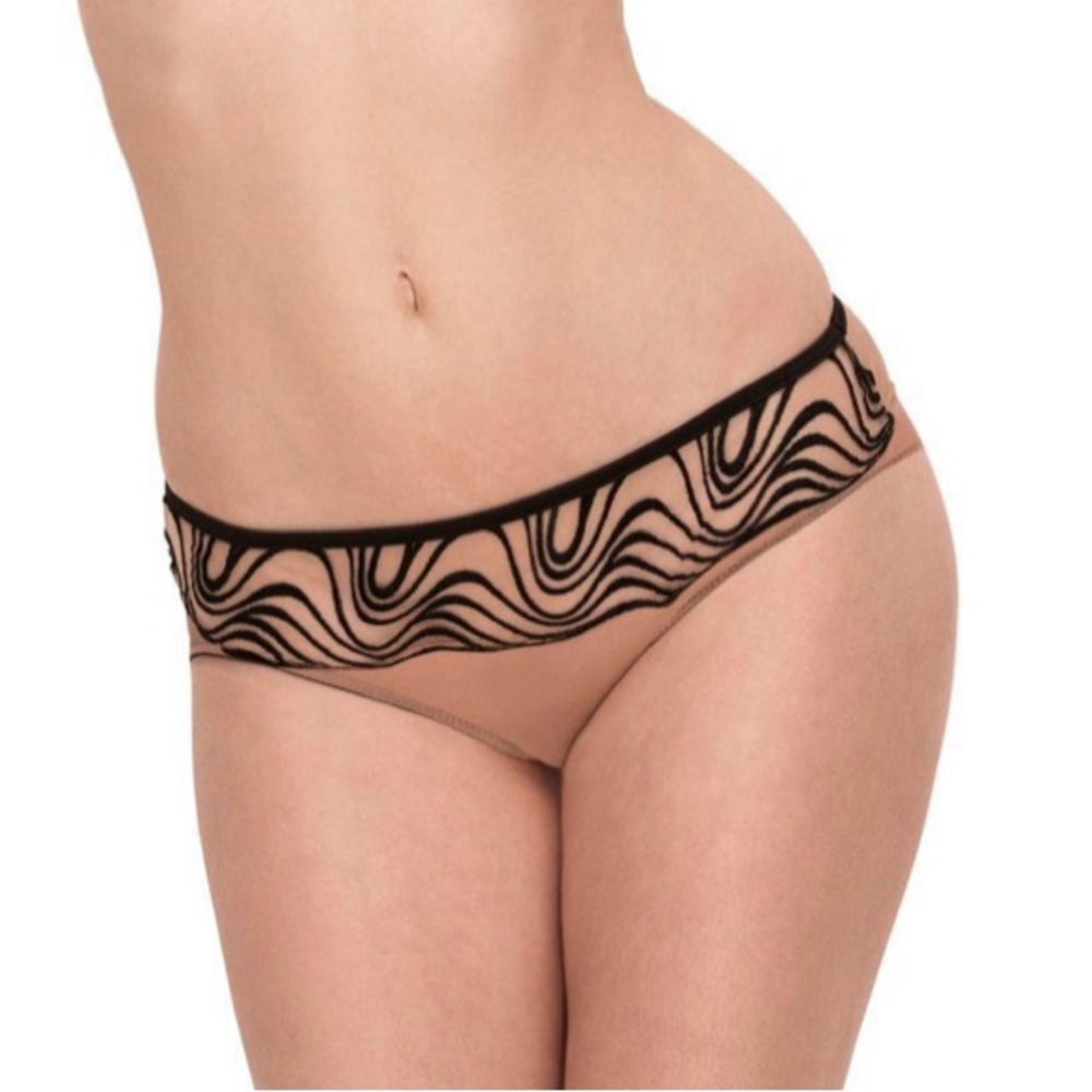NWT Noelle Wolf. Mist embroider thong. Size Small - Picture 5 of 5
